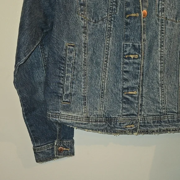 Universal Thread Dark Blue Denim Jacket LOT K - Picture 4 of 5
